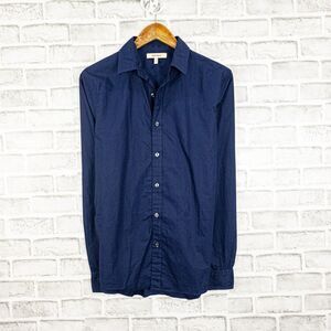 WHYRED Men's Blue Cotton Button up Shirt in Size 46 fits Small